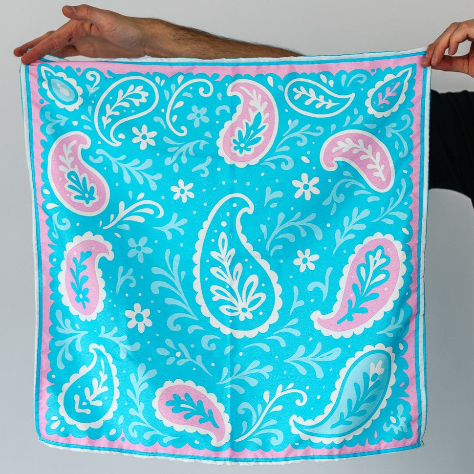 Trans Paisley Bandana