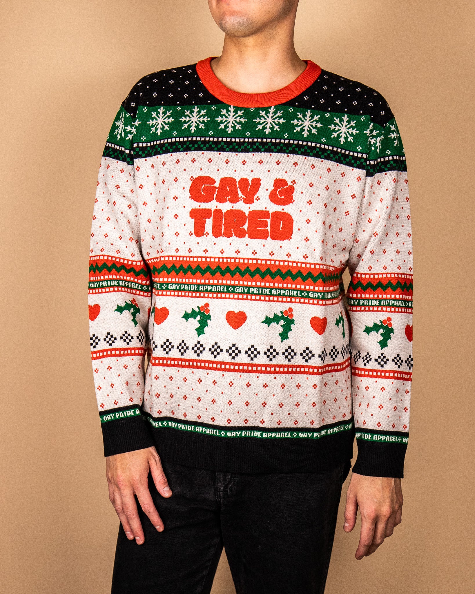 Gay & Tired Knitted Ugly Sweater