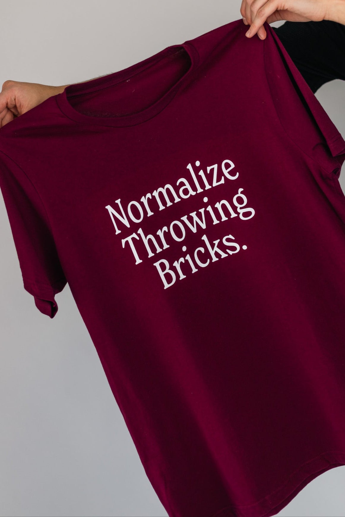 Normalize Throwing Bricks Unisex T-Shirt