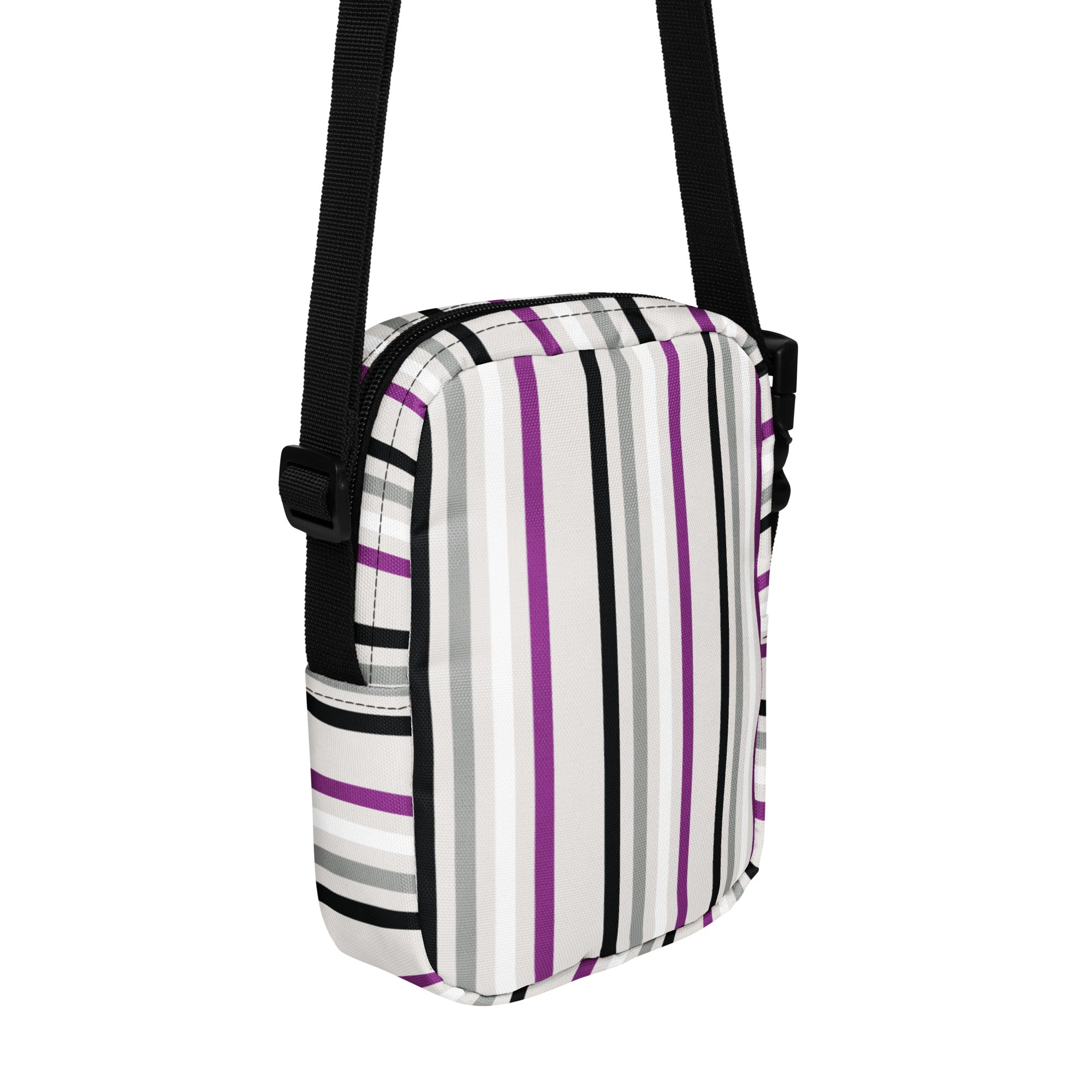 Bolso bandolera de rayas asexuales