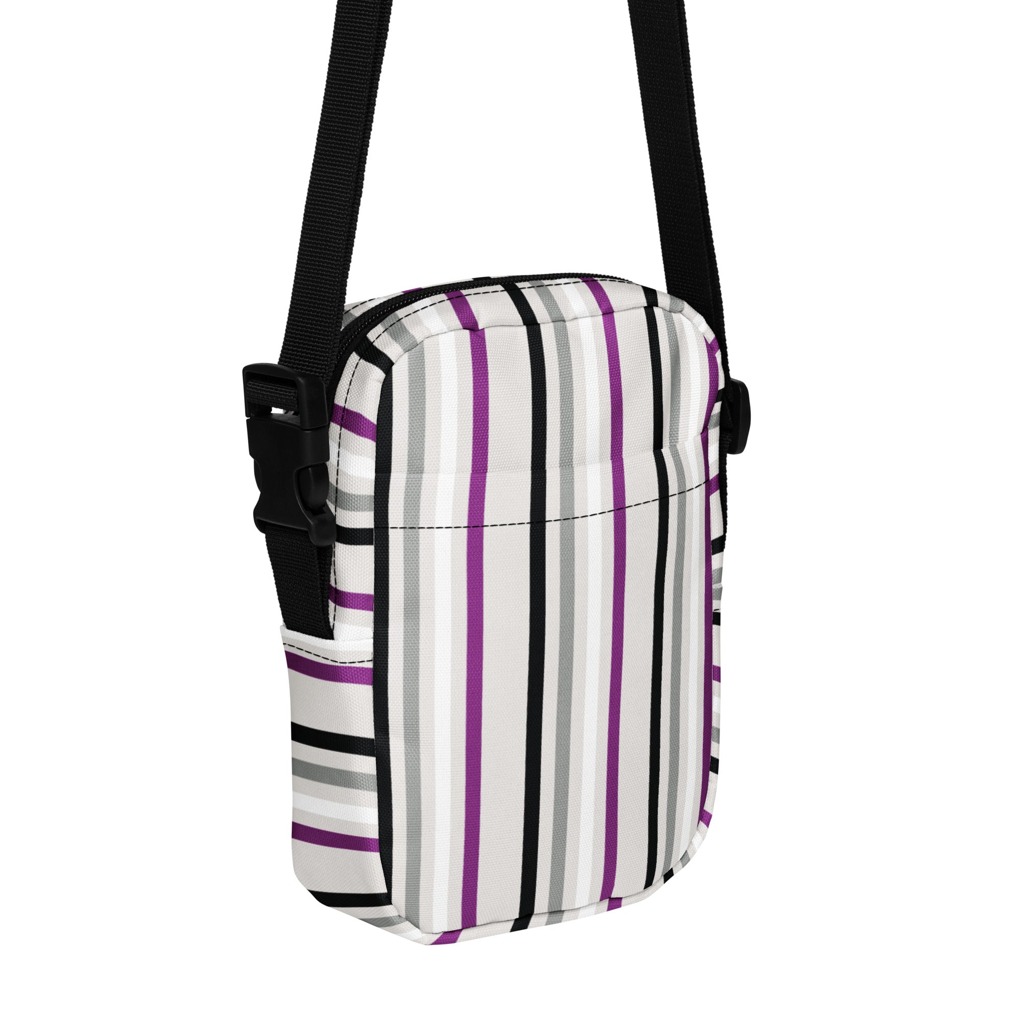 Bolso bandolera de rayas asexuales