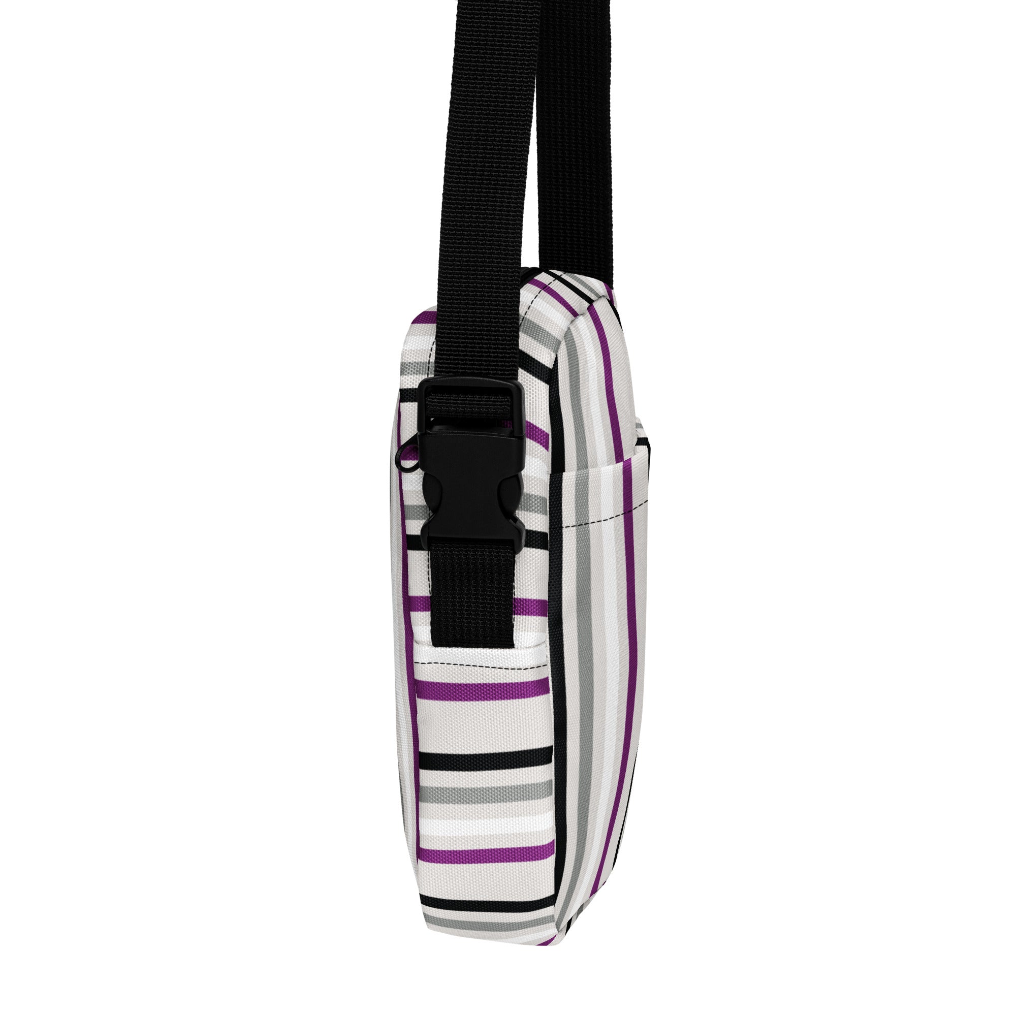 Asexual Stripes Crossbody Bag