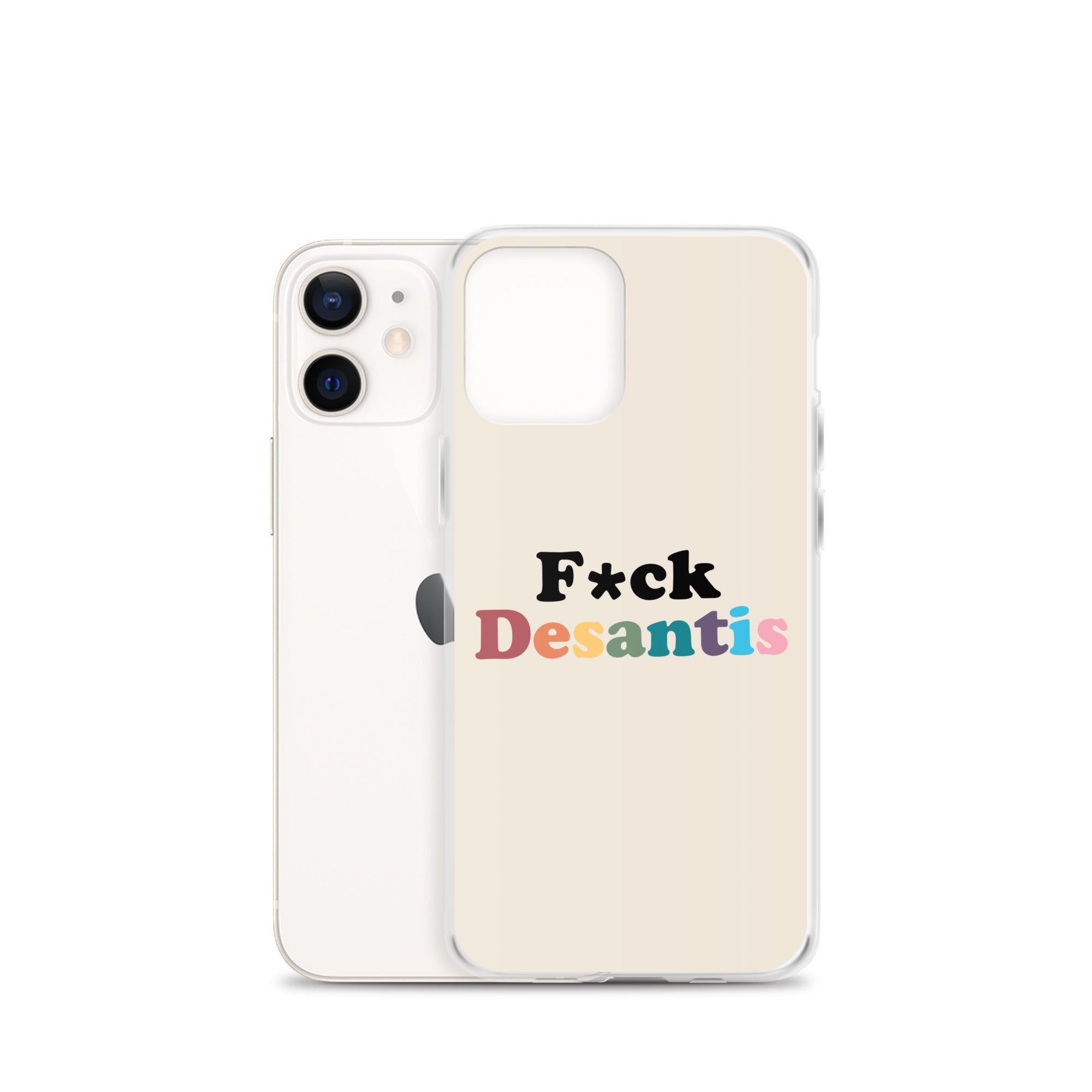 Funda transparente Fuck Desantis para iPhone®