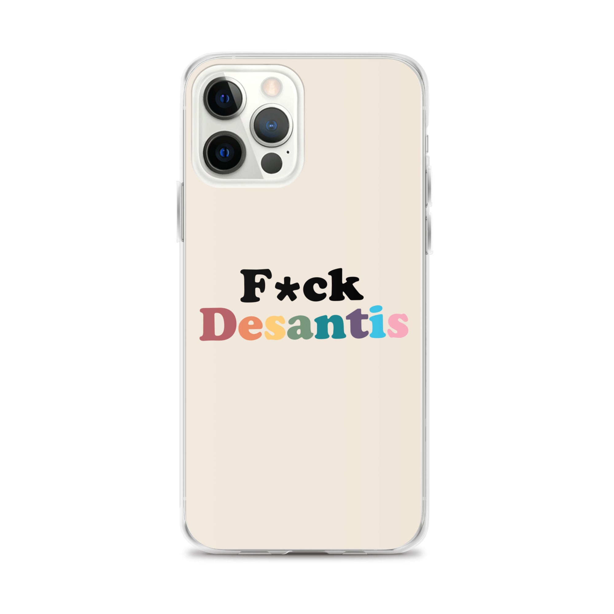 Funda transparente Fuck Desantis para iPhone®