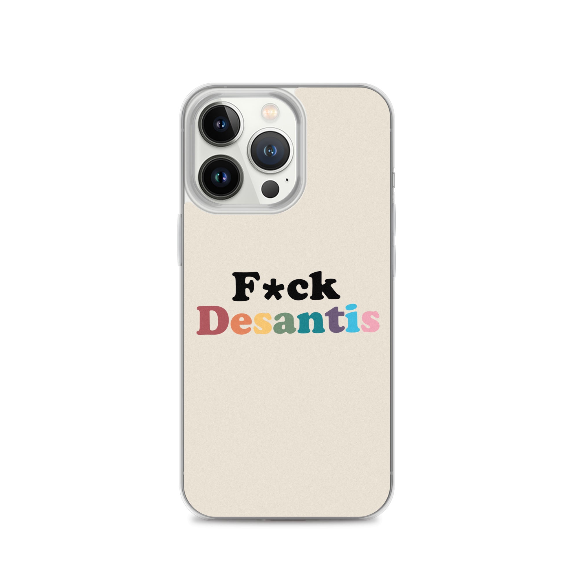 Funda transparente Fuck Desantis para iPhone®