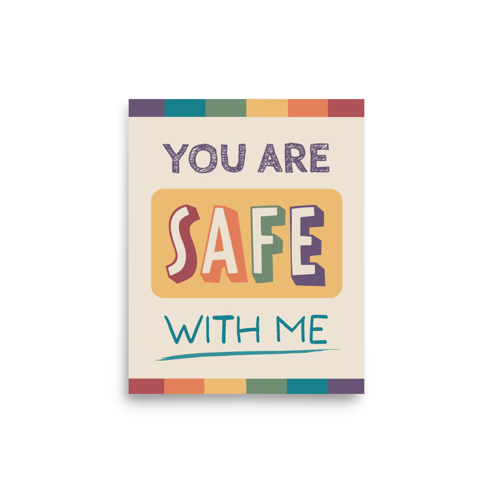 You Are Safe With Me Poster