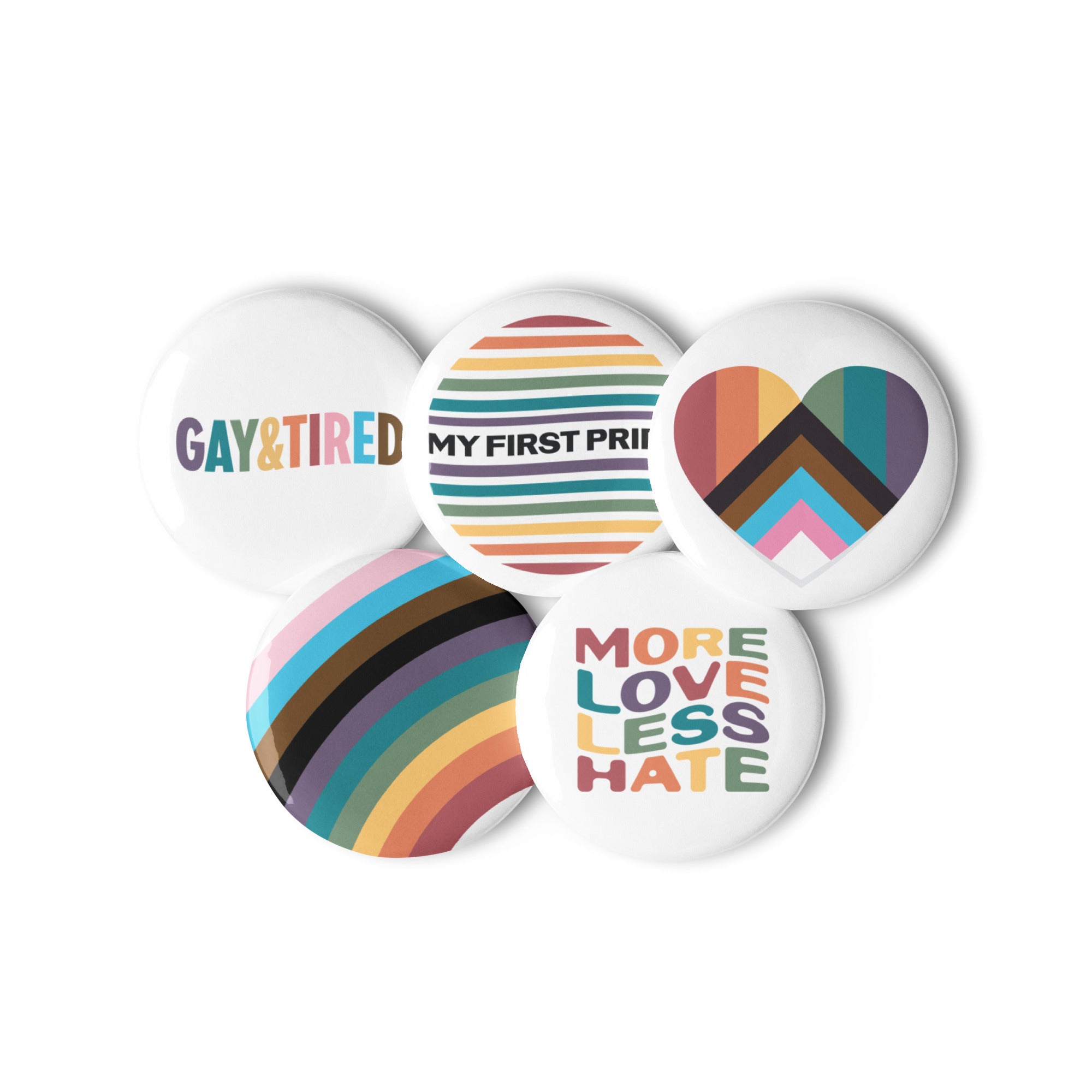 Pride 2025 Set of pin buttons