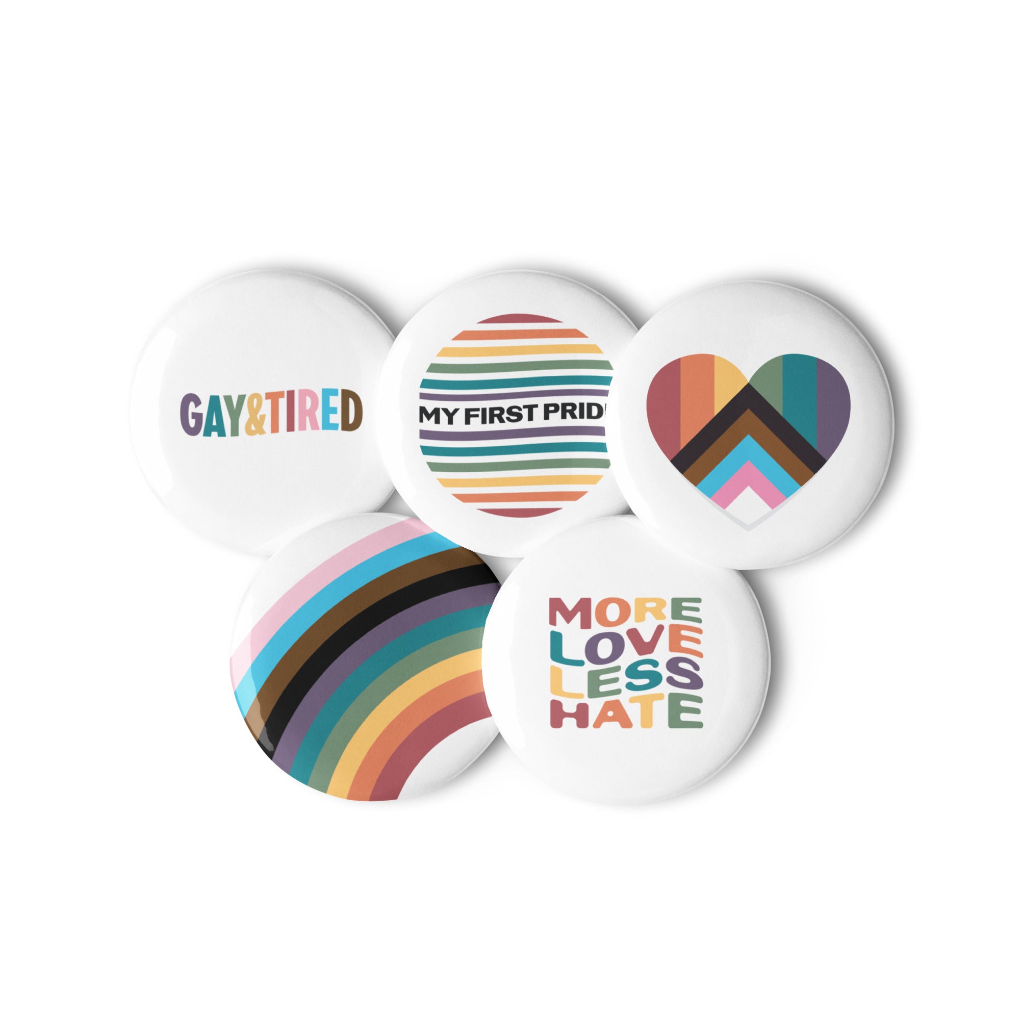 Pride 2025 Set of pin buttons