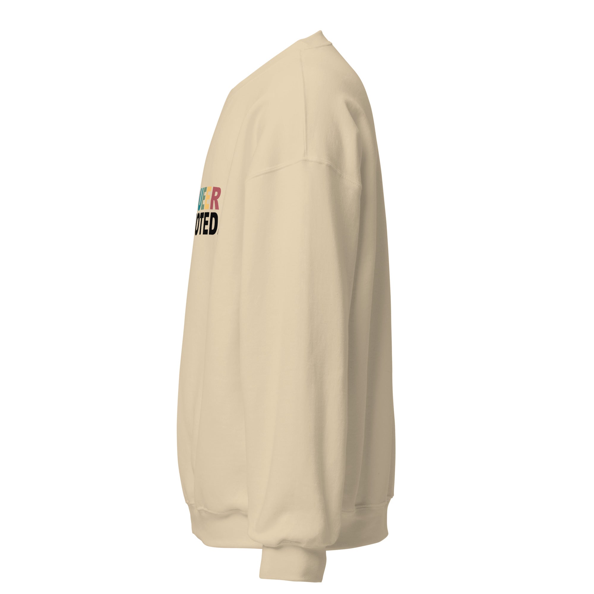 Sudadera unisex con el mensaje "This Queer Just Voted"