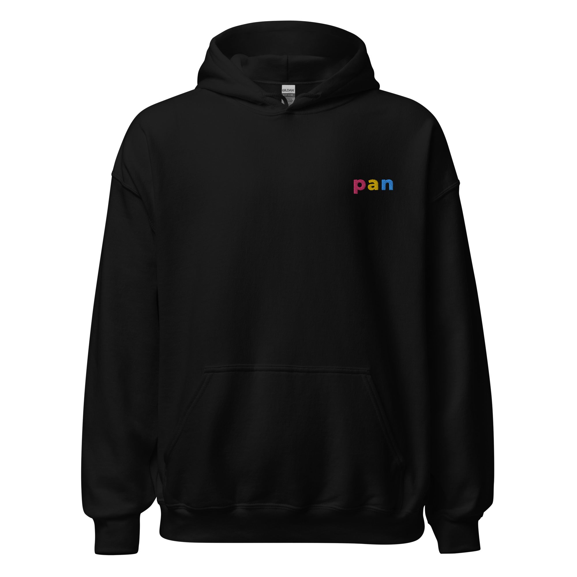 Sudadera unisex con capucha bordada Pan Pride