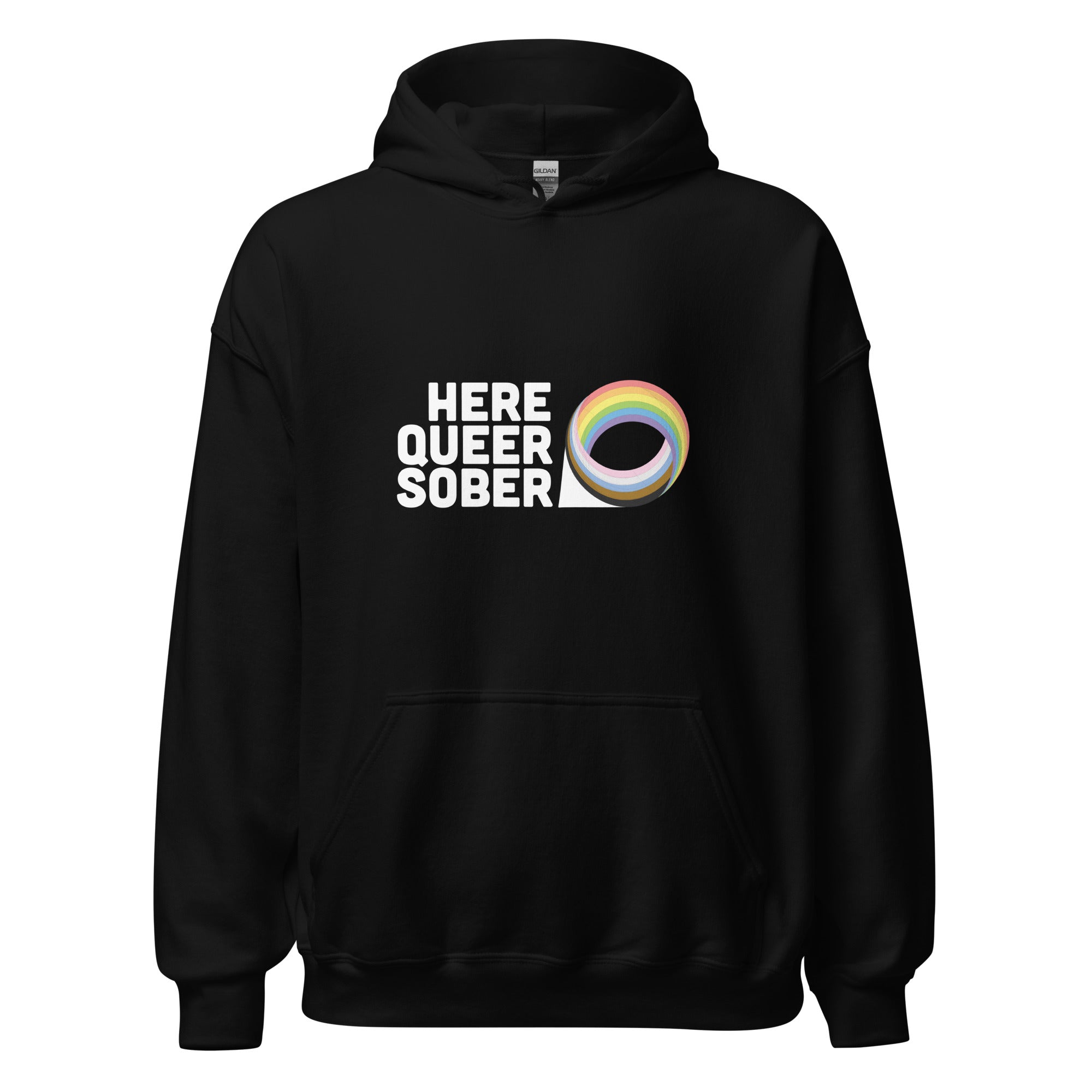 Sudadera unisex sobria queer de Here