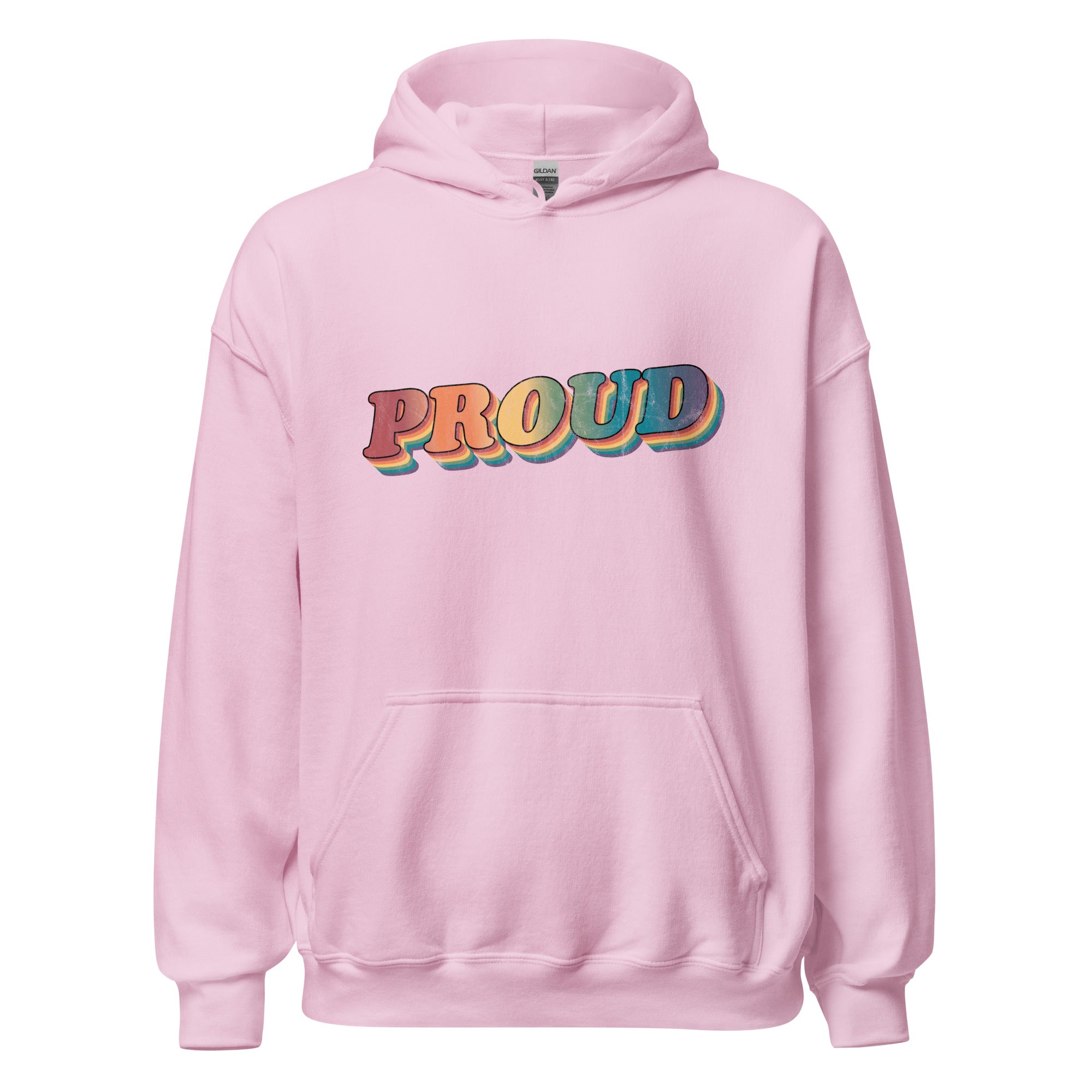 Sudadera unisex con capucha retro orgullosa