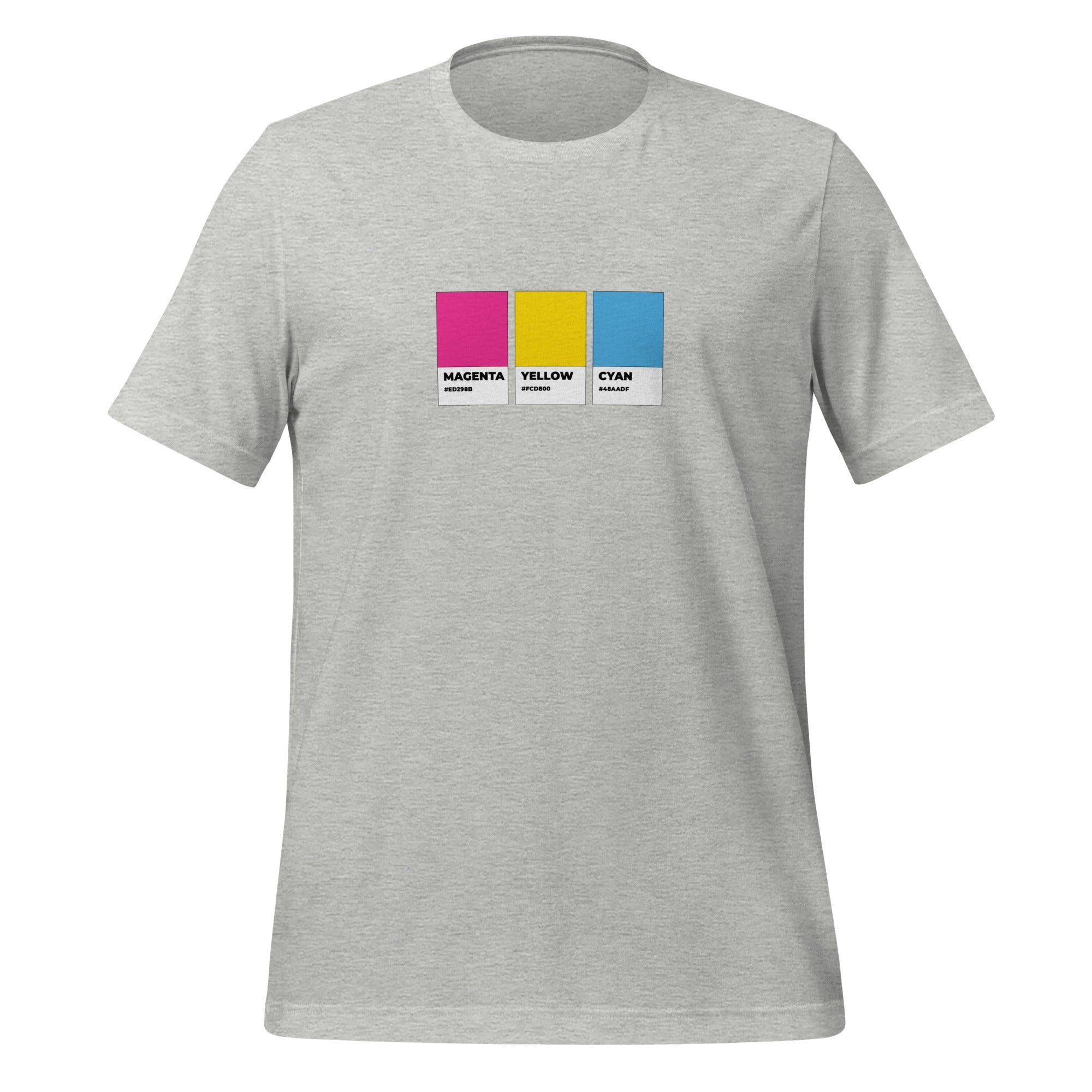 Pansexual Colors Swatch Unisex T-Shirt