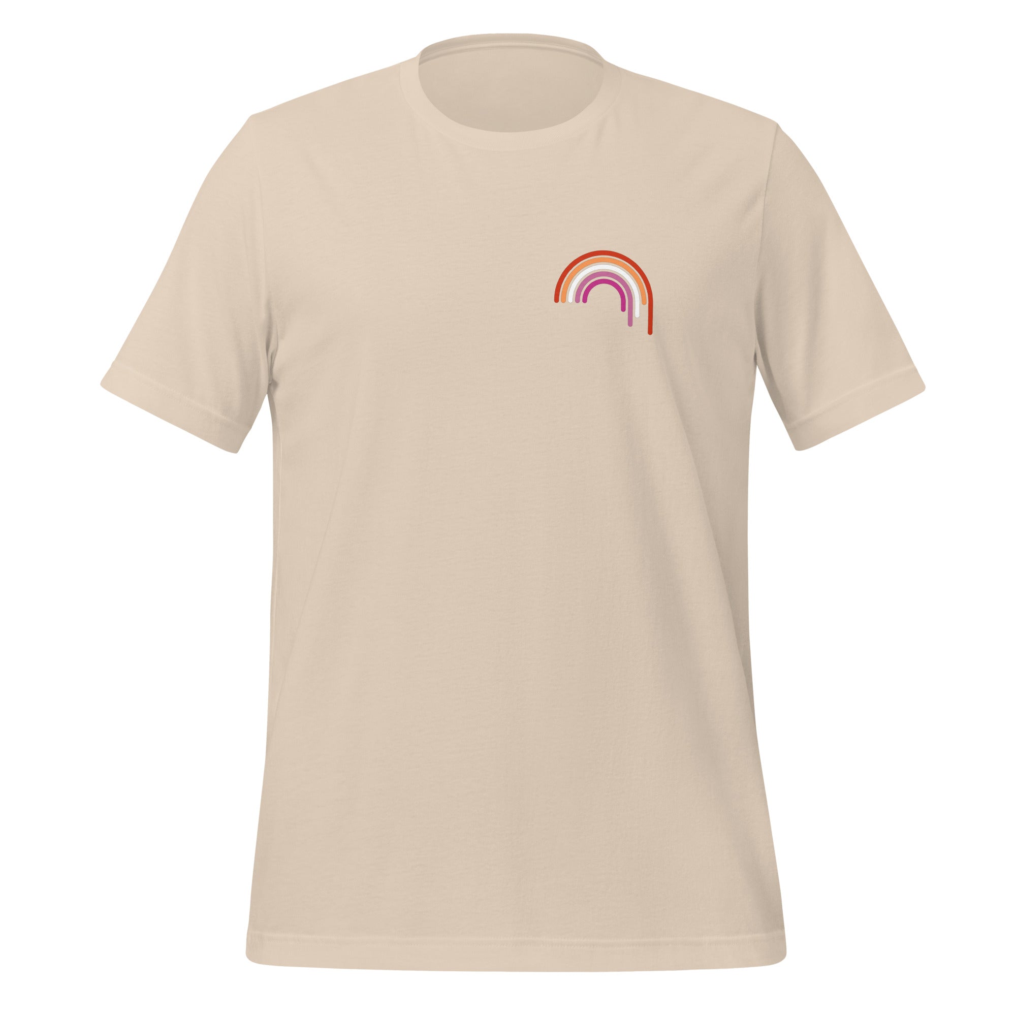 Lesbian Rainbow Drip Unisex T-Shirt