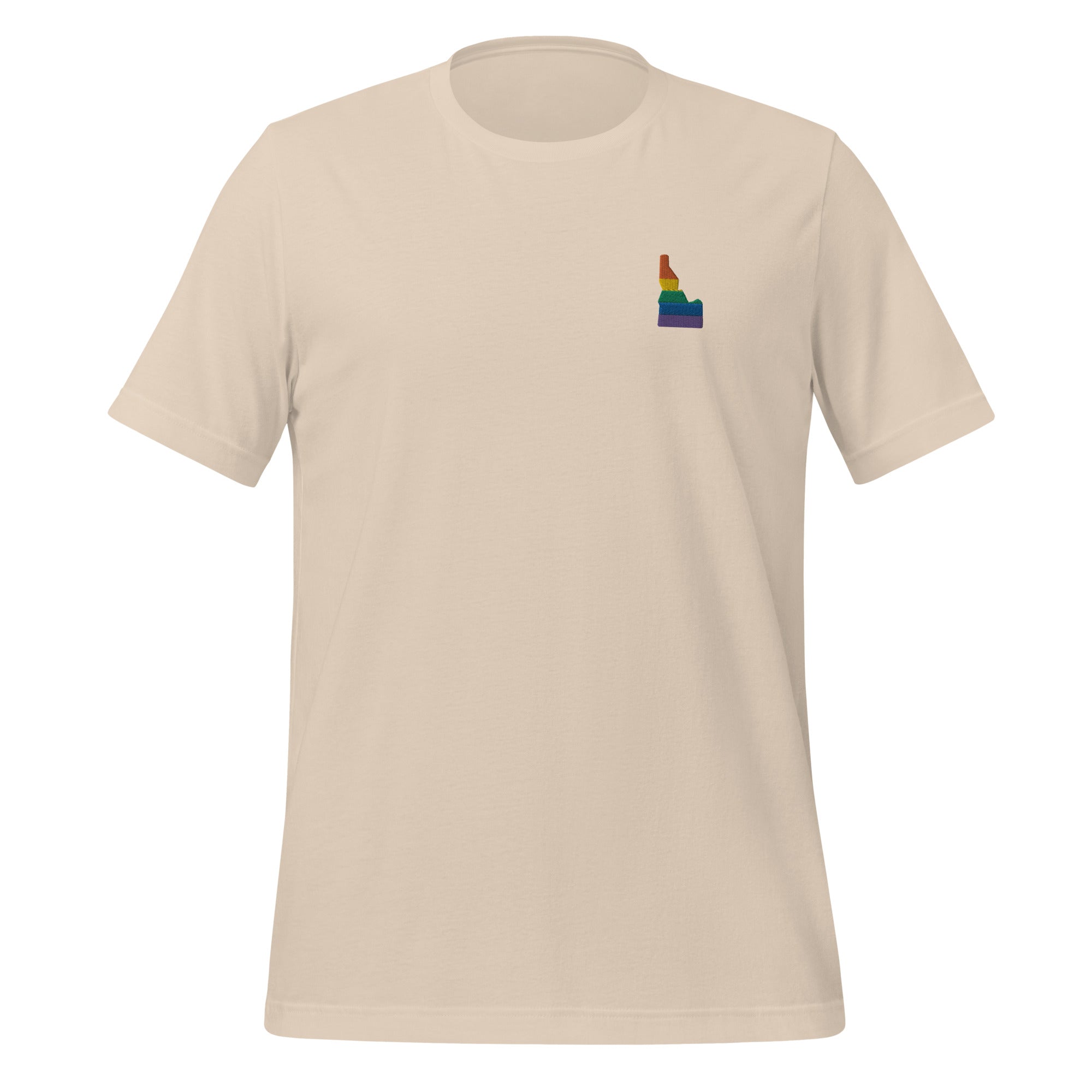 Idaho Rainbow Embroidered Unisex T-Shirt