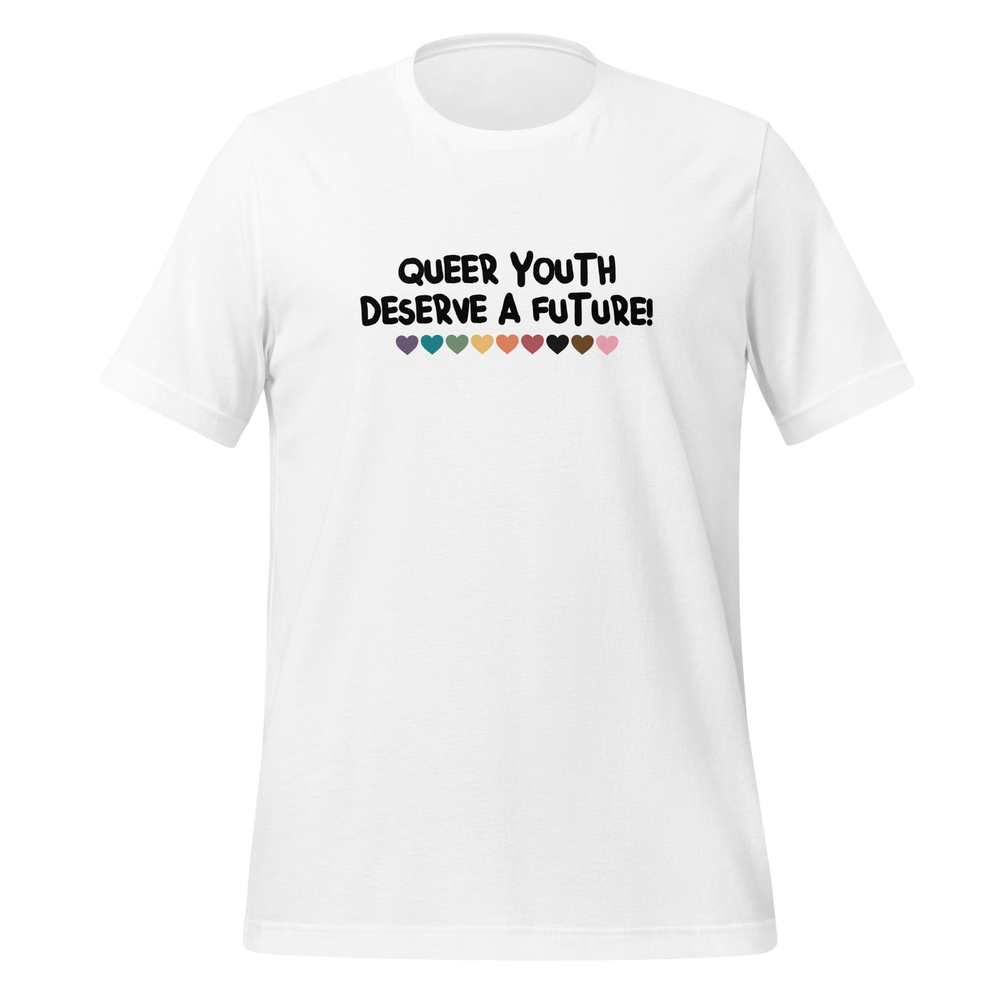 Camiseta unisex "La juventud queer merece un futuro"