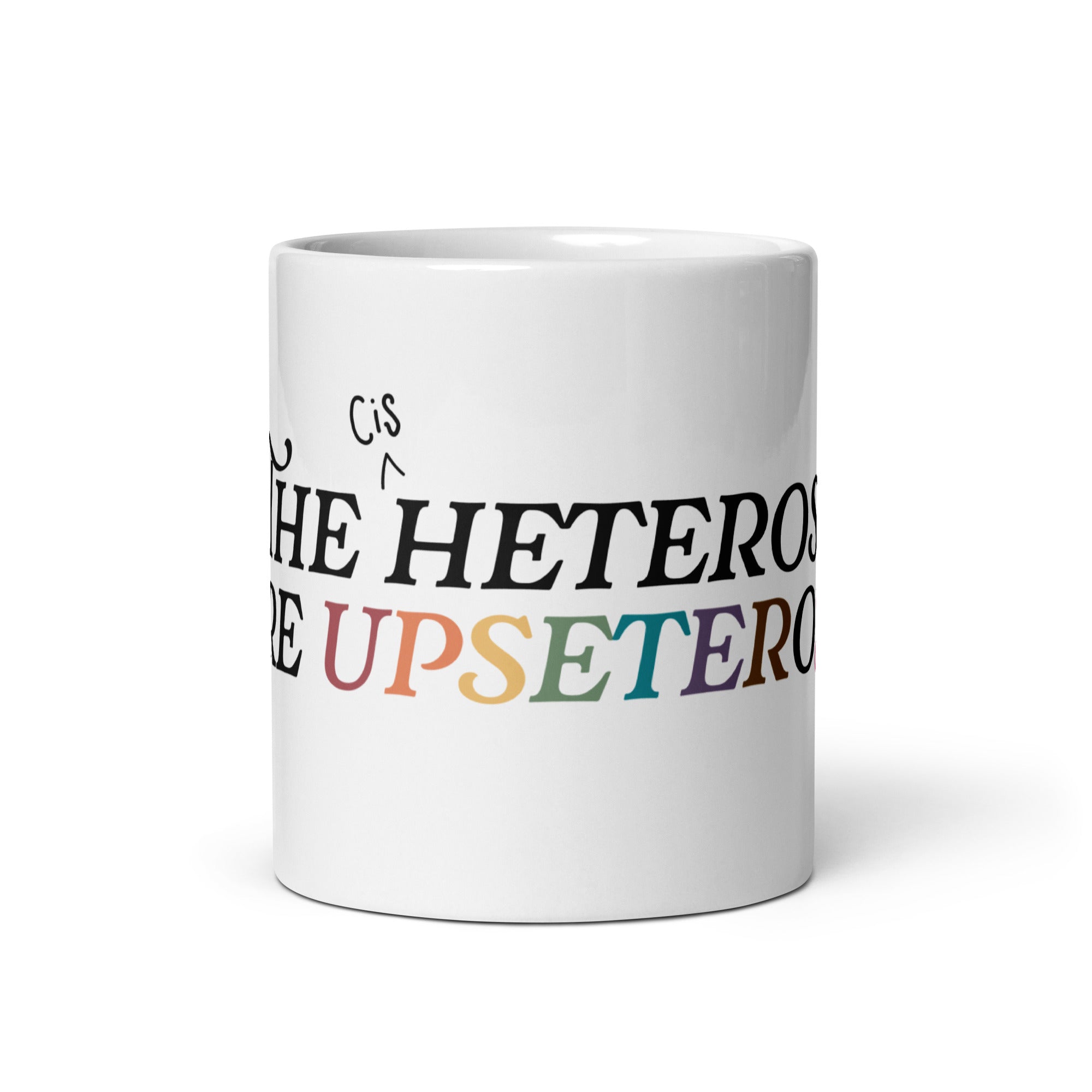 Tasse « Les hétéros (cis) sont des énervés »