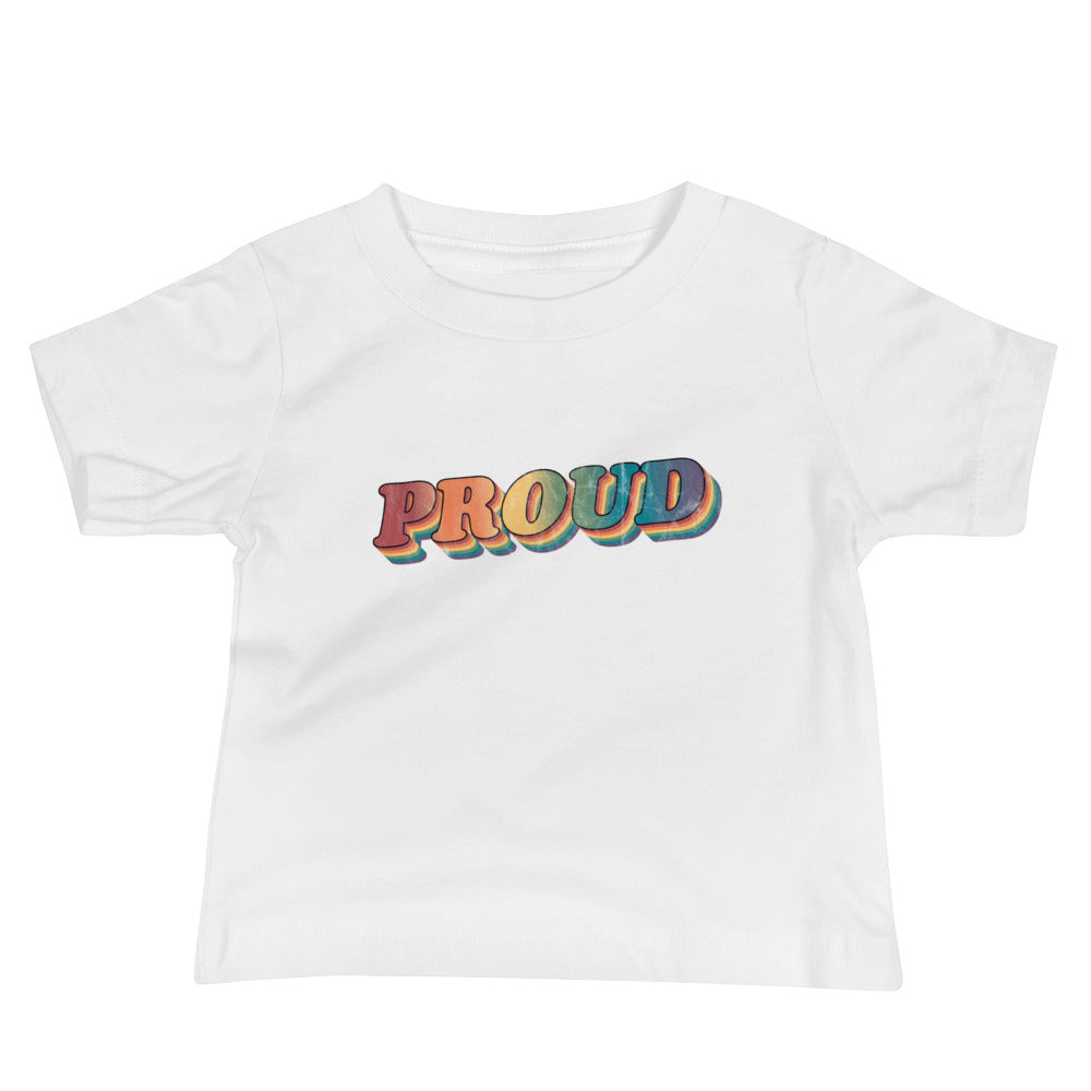 Camiseta retro orgullosa para bebé