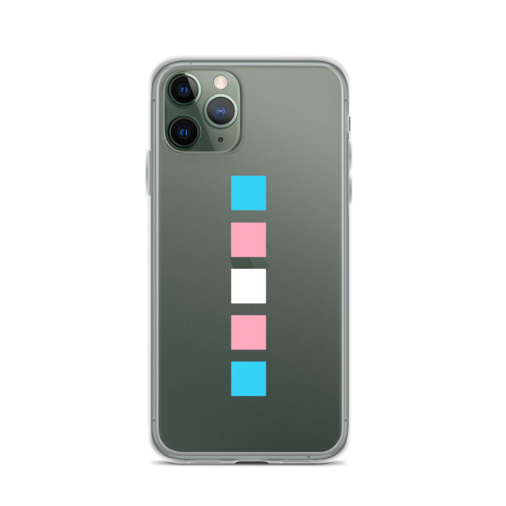 Trans Squares iPhone Case