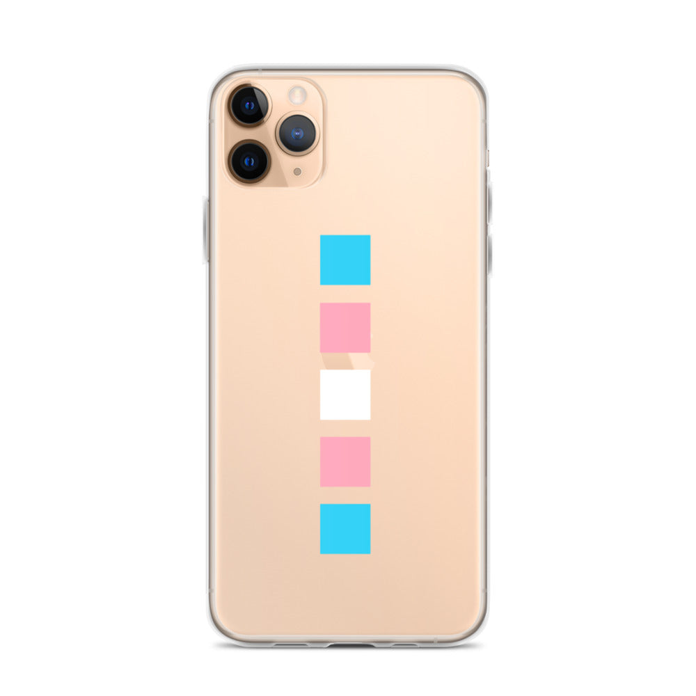 Trans Squares iPhone Case
