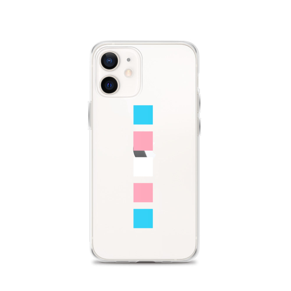 Trans Squares iPhone Case