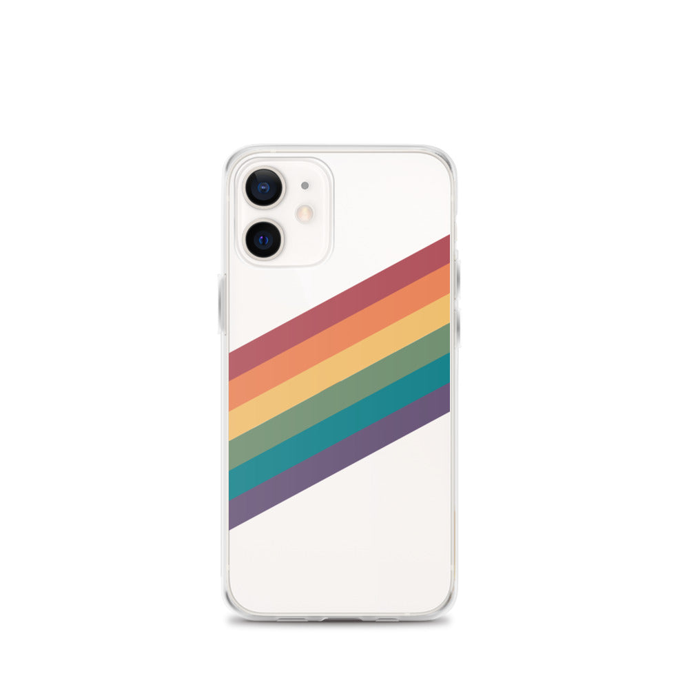 Funda para iPhone con rayas de arcoíris