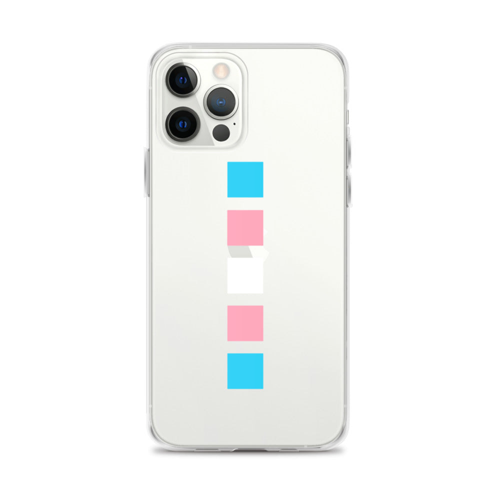 Trans Squares iPhone Case