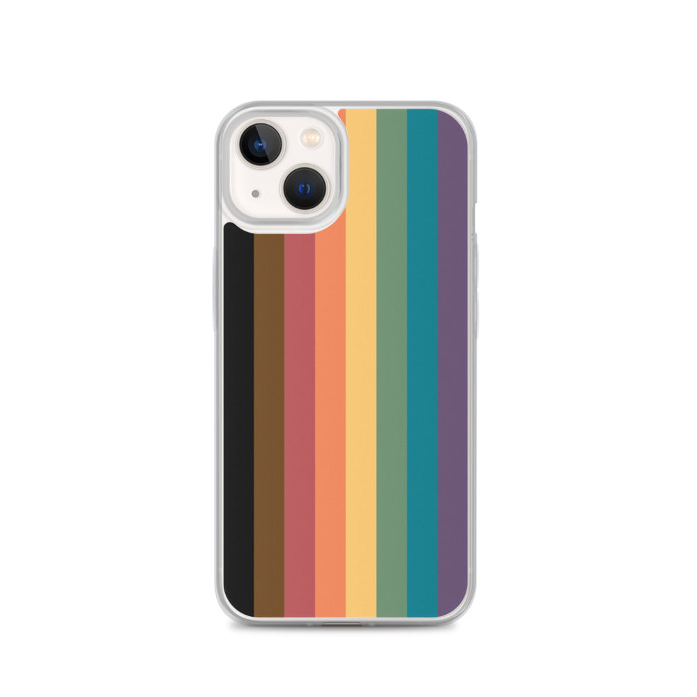 Funda para iPhone con rayas inclusivas