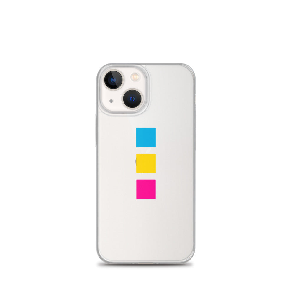 Funda para iPhone con cuadrados pansexuales