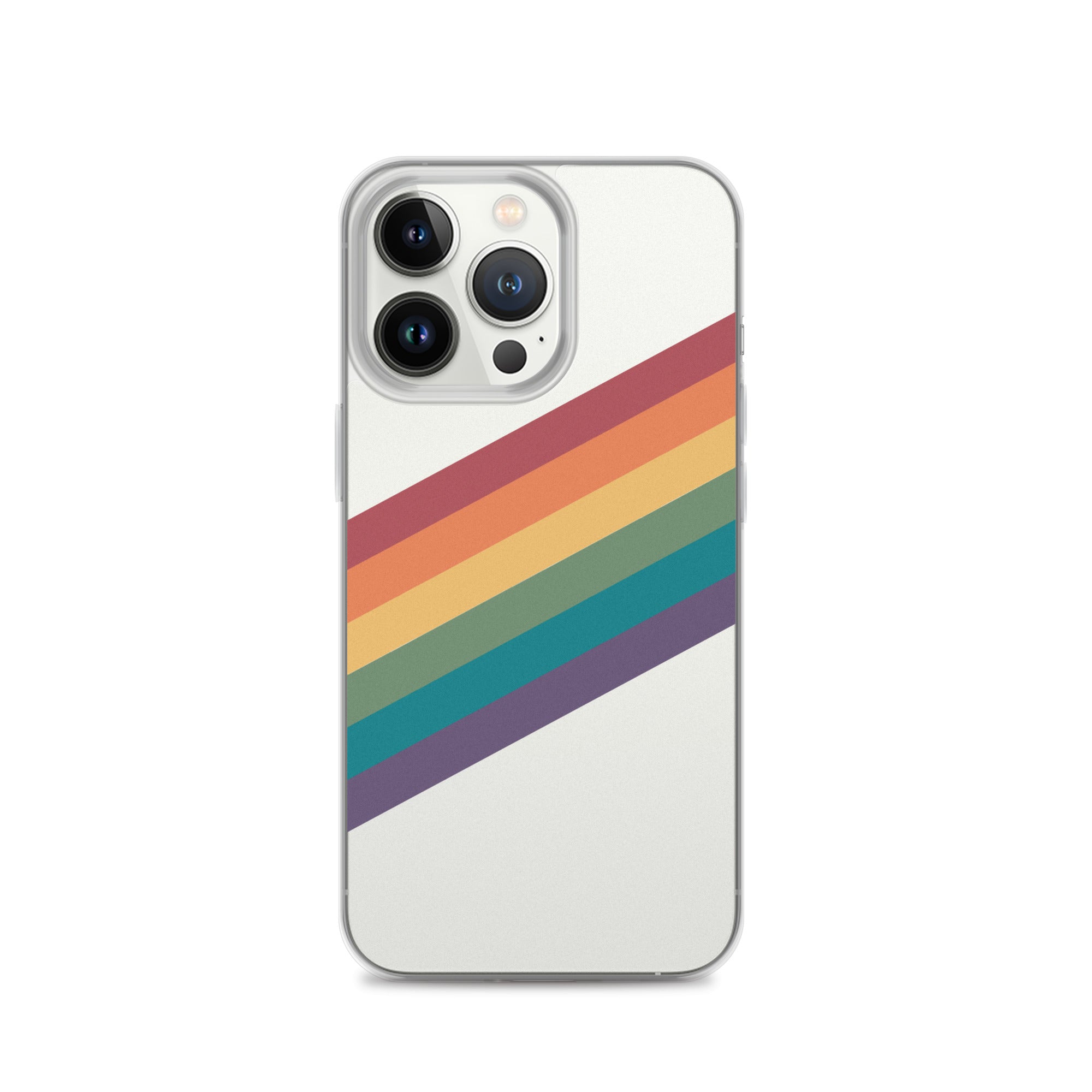 Funda para iPhone con rayas de arcoíris