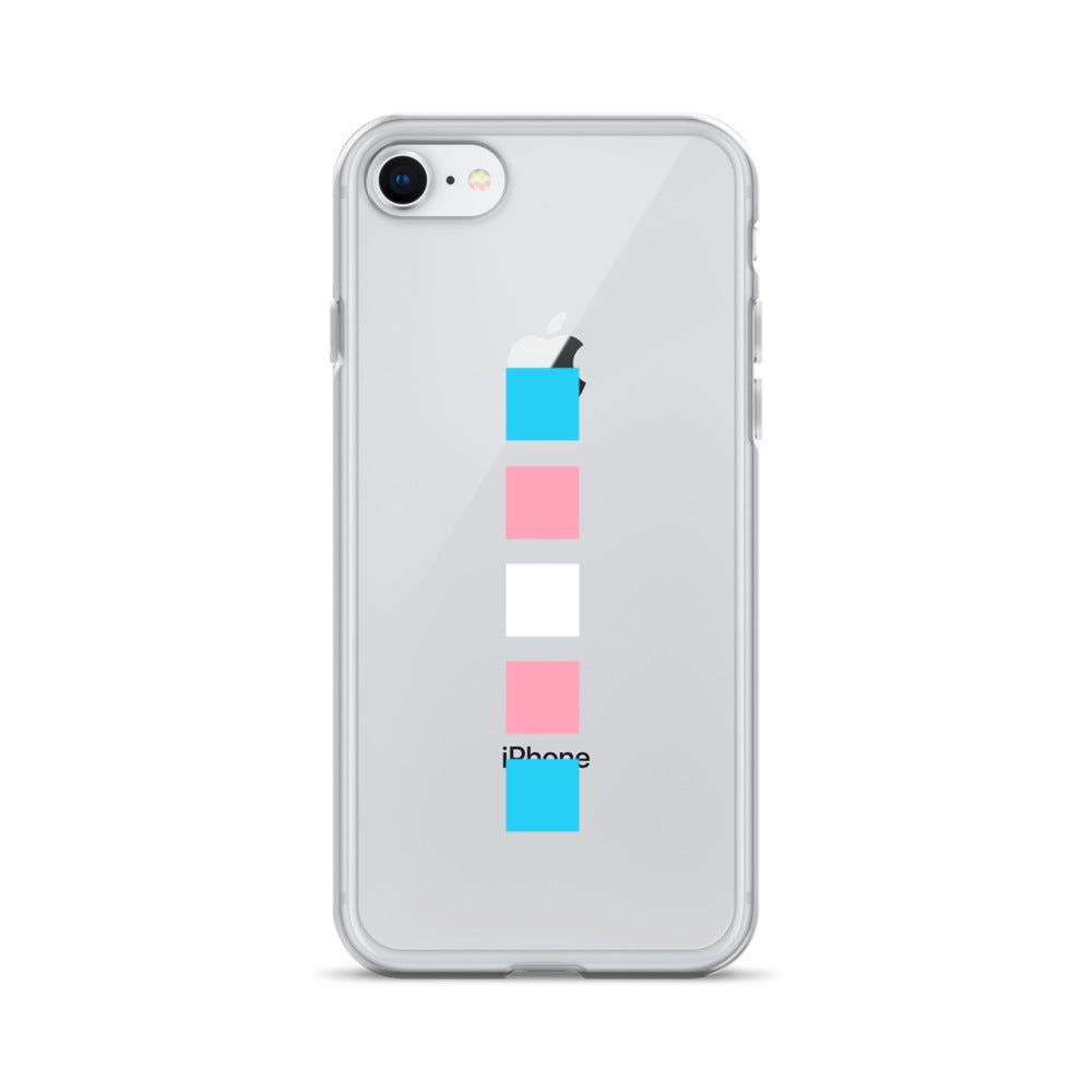 Trans Squares iPhone Case