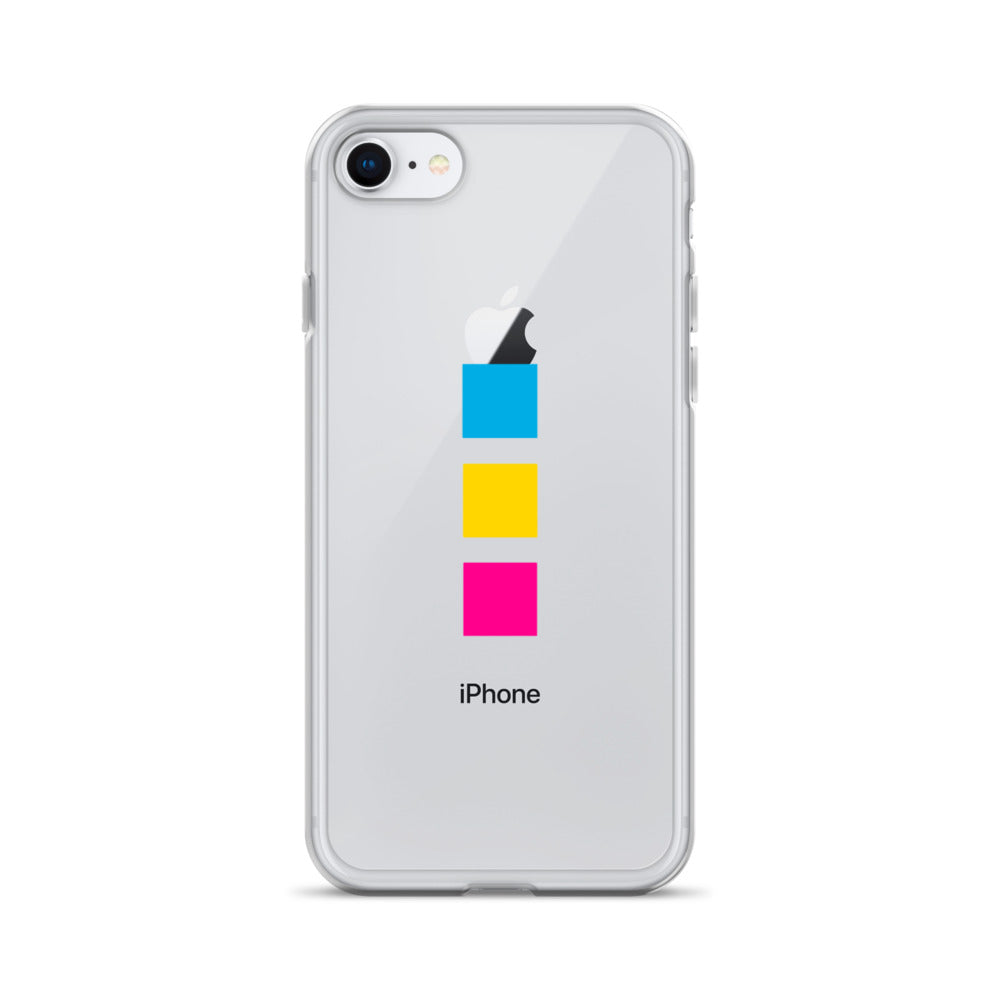 Funda para iPhone con cuadrados pansexuales