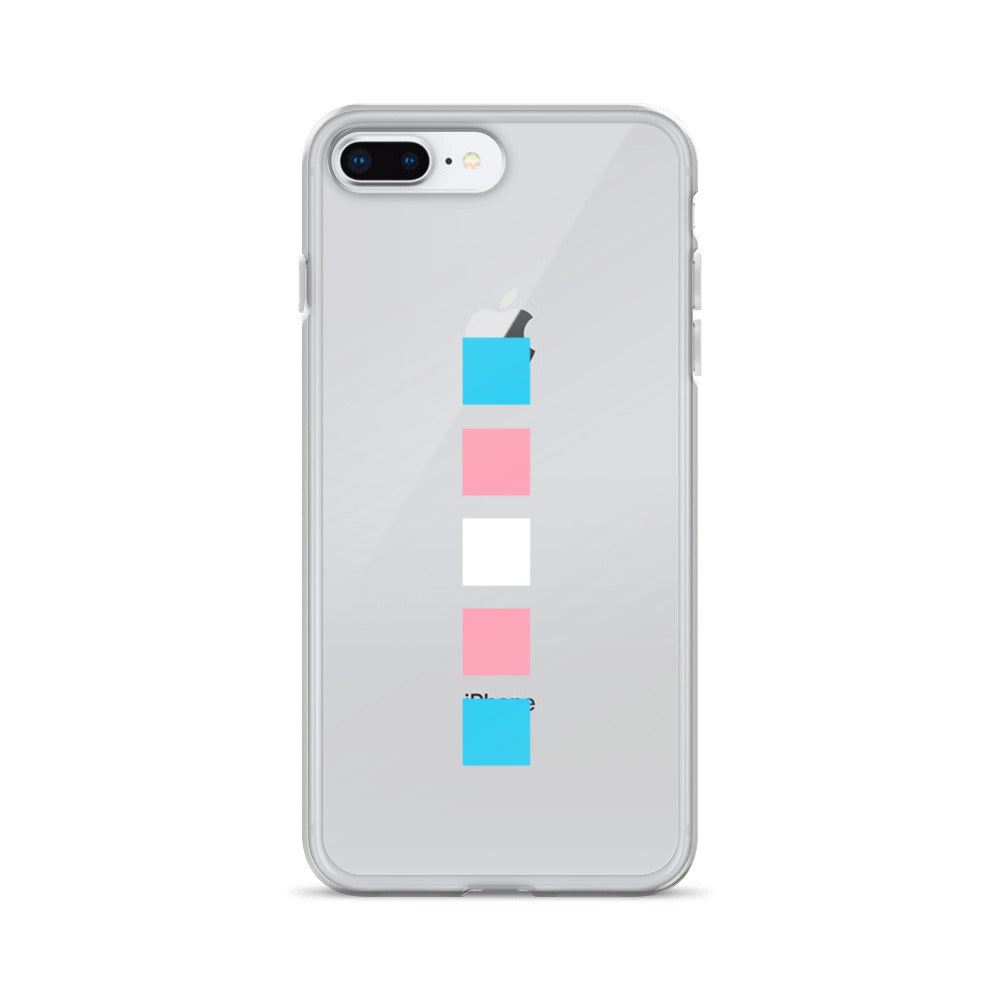 Trans Squares iPhone Case