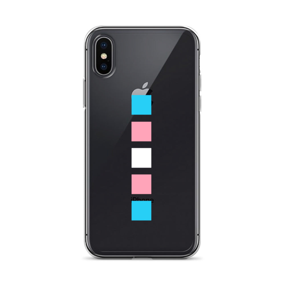 Trans Squares iPhone Case
