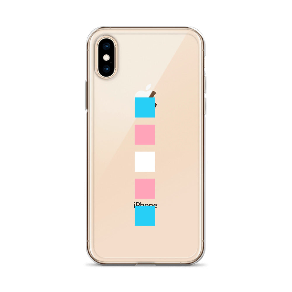 Trans Squares iPhone Case