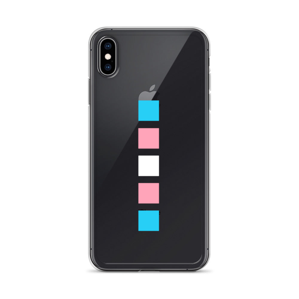 Trans Squares iPhone Case