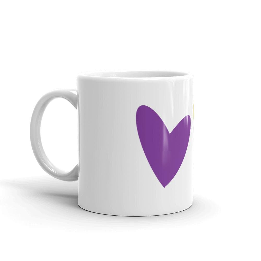 Taza de corazones intersexuales