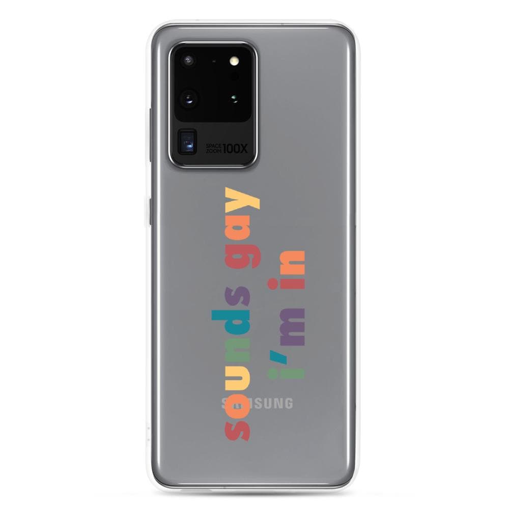 Suena gay, estoy en la funda de Samsung