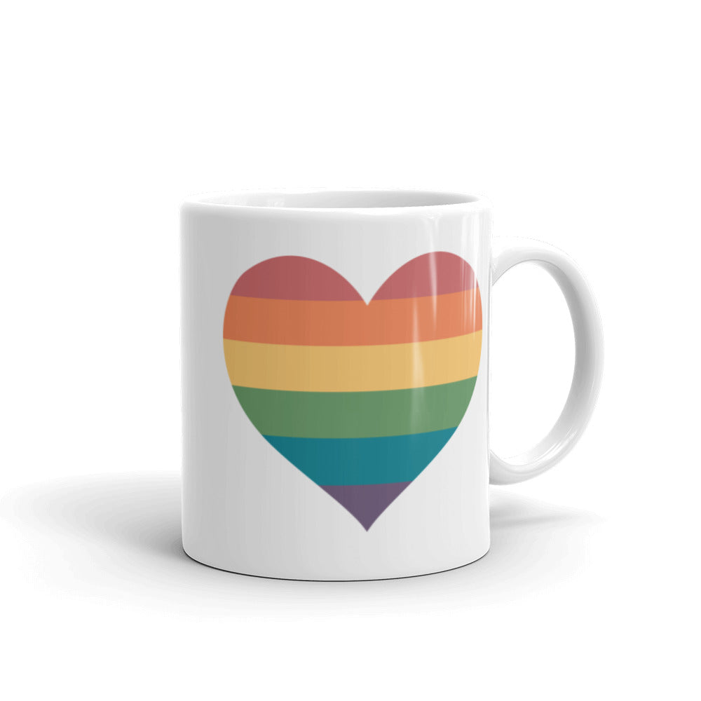 Heart Rainbow Mug