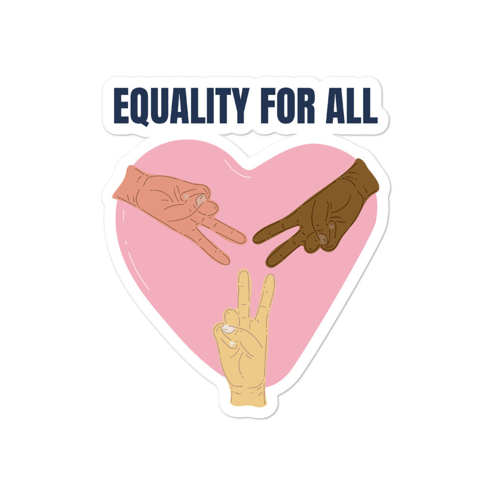 Pegatina Igualdad para todos