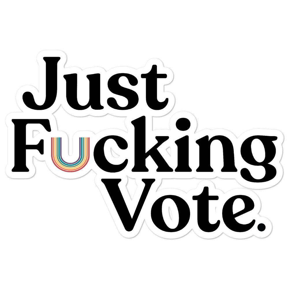 Pegatinas de voto de mierda