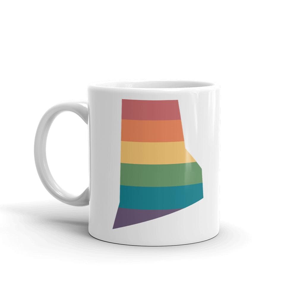 Taza arcoiris de Rhode Island