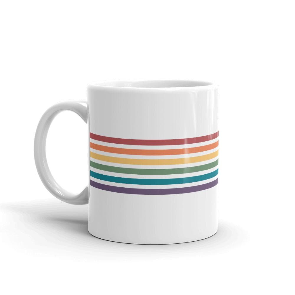 Rainbow Stripes Mug