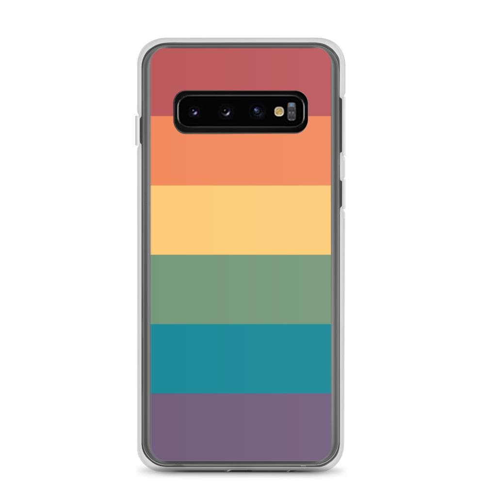 Funda Samsung con diseño de arcoíris
