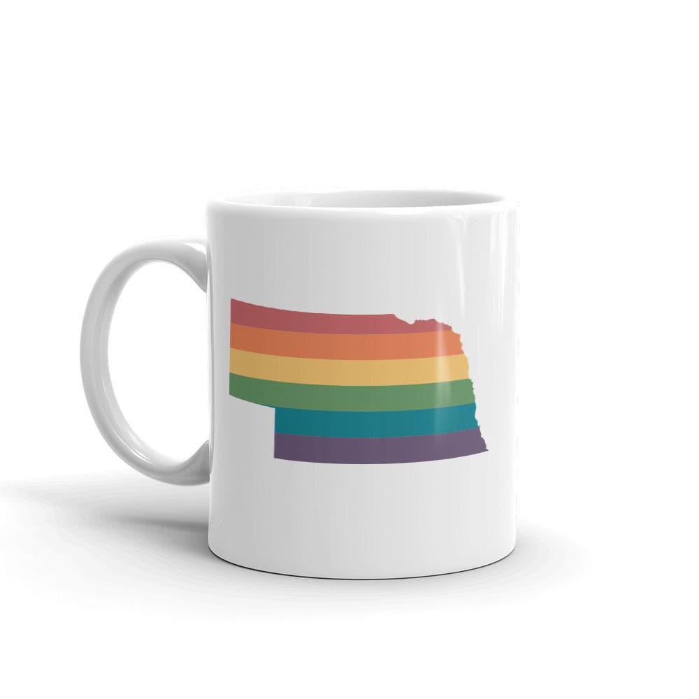 Taza arcoiris de Nebraska