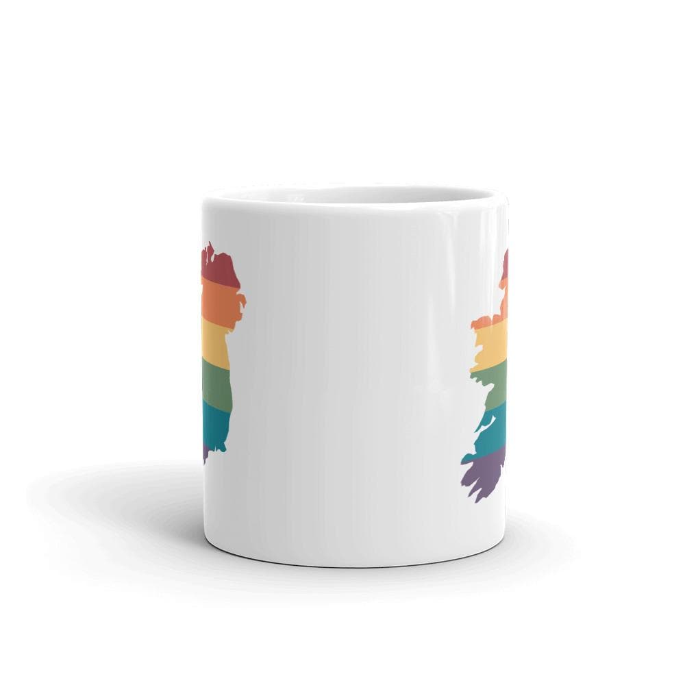 Taza con el arcoíris de Irlanda