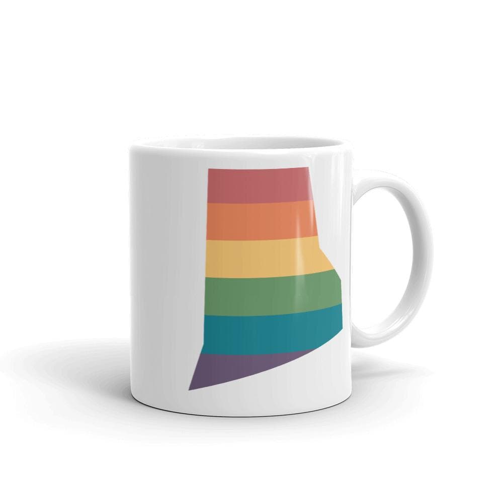 Taza arcoiris de Rhode Island