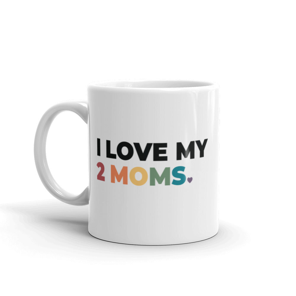 Taza Amo a mis dos mamás