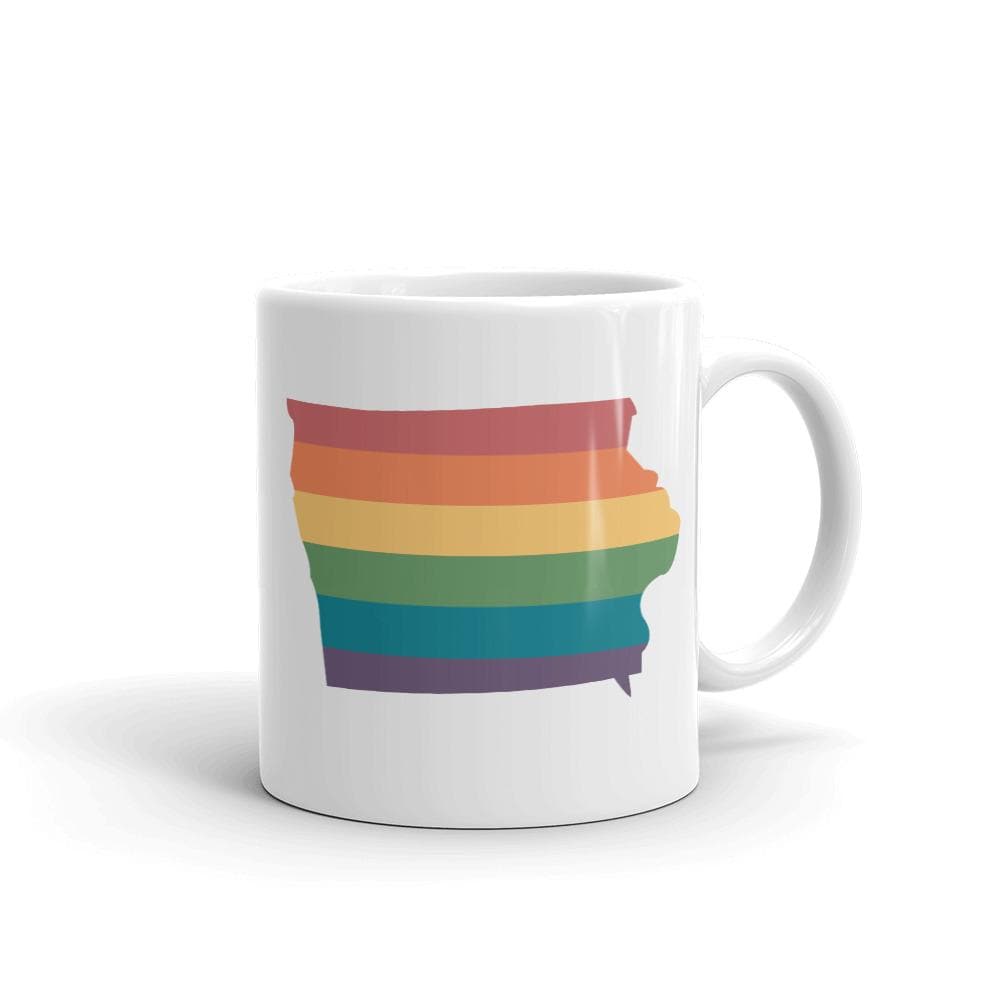 Tasse arc-en-ciel de l'Iowa