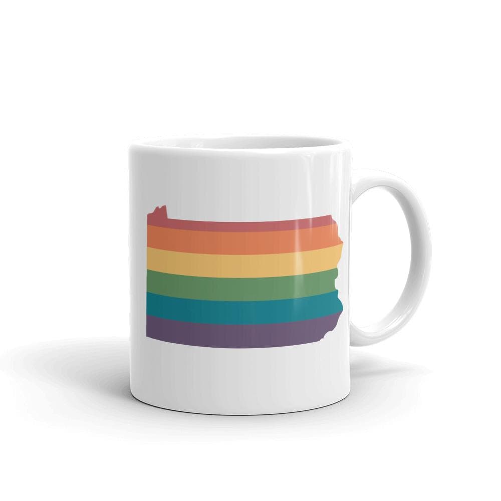 Taza arcoiris de Pensilvania